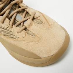 مملوكة مسبقًا Yeezy x Adidas Size 44.5 Brown Mesh and Suede Desert Boots