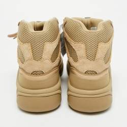 مملوكة مسبقًا Yeezy x Adidas Size 44.5 Brown Mesh and Suede Desert Boots