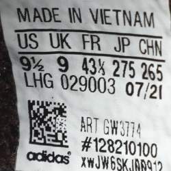 مملوكة مسبقًا حذاء رياضي ييزي x أديداس بوست 350 V2 بون قماش تريكو أبيض مقاس  40 2/3