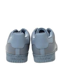 Pre Owned حذاء رياضى ييزي x اديداس باوربيس كالاباساس جلد رمادى مقاس 46.5 