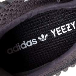 مملوكة مسبقًا Yeezy x Adidas Dark Grey Cotton Knit Boost 350 V2 Cinder Sneakers Size 42