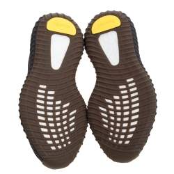 مملوكة مسبقًا Yeezy x Adidas Dark Grey Cotton Knit Boost 350 V2 Cinder Sneakers Size 42