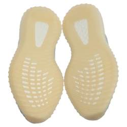 Pre Owned Yeezy x Adidas Light Blue Cotton Knit Boost 350 V2 Non-Reflective Sneakers Size 43.5