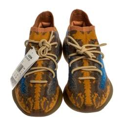 Pre Owned Yeezy x Adidas Grey Cotton Knit Boost 380 Mist Reflective Sneakers Size 43.5