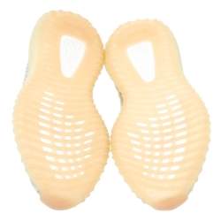 Pre Owned Yeezy x Adidas Grey Cotton Knit Lundmark Boost 350 V2 Non-Reflective Sneakers Size 40