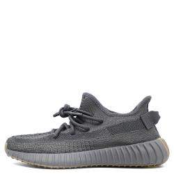 مملوكة مسبقًا Yeezy x Adidas Black Cotton Knit Yeezy 350 V2 Cinder Sneakers Size 36 2/3