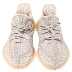 Pre Owned حذاء رياضي ييزي وأديداس بوست 350 في 2 سينث غير عاكس قماش تريكو قطن وردي مقاس 42