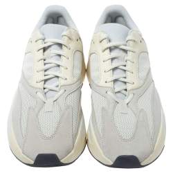 Pre Owned Yeezy x Adidas White Analog Boost 700 Sneakers Size 46 2/3
