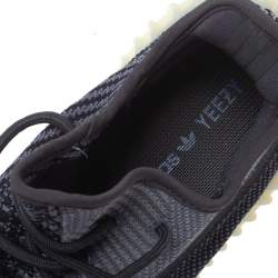 Pre Owned حذاء رياضي أديداس ييزي بوست 350 في2 كاربونتريكو قطن أسود مقاس 47 1/3