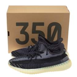 Pre Owned حذاء رياضي أديداس ييزي بوست 350 في2 كاربونتريكو قطن أسود مقاس 47 1/3
