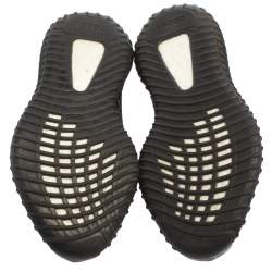 Pre Owned Adidas Yeezy 350 v2 Cotton Knit Black Non Reflective Sneakers Size 43 1/3