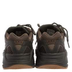 Pre Owned Yeezy x Adidas Grey Boost 700 V2 Geode Sneakers Size 38