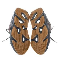 Pre Owned Yeezy x Adidas Grey Nubuck And Leather Boost 700 V2 Geode Sneakers Size 44