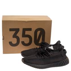 مملوكة مسبقًا حذاء رياضي ييزي x أديداس تريكو أسود بوست 350 V2 سيندر مقاس 42 2/3