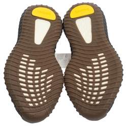 مملوكة مسبقًا Yeezy x Adidas Dark Grey Cotton Knit Boost 350 V2 Cinder Sneakers Size 42