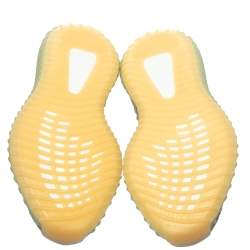 Pre Owned Yeezy x adidas Grey/Green Knit Boost 350 V2 Desert Sage Sneakers 40 2/3