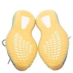 مملوكة مسبقًا Yeezy x adidas Grey/Green Knit Boost 350 V2 Desert Sage Sneakers Size 41 1/3