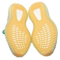 مملوكة مسبقًا Yeezy x Adidas Grey Cotton Knit 350 V2 Yeshaya NR Sneakers Size 42.5