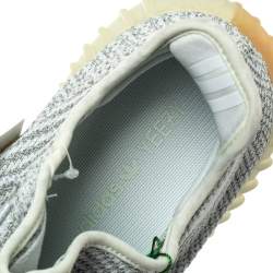 مملوكة مسبقًا Yeezy x Adidas Grey Cotton Knit 350 V2 Yeshaya NR Sneakers Size 42.5