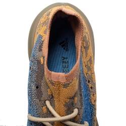 Pre Owned Yeezy x adidas Multicolor Knit Fabric Boost 380 Oat Reflective Sneakers Size 43 1/3