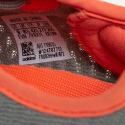 Pre Owned Yeezy x adidas Green Knit Fabric Boost 350 V2 Desert Sage Sneakers Size 42 2/3