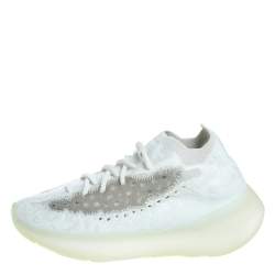 مملوكة مسبقًا Yeezy x adidas Mint Green Knit Fabric Boost 380 Calcite Glow Sneakers Size 37 1/3 