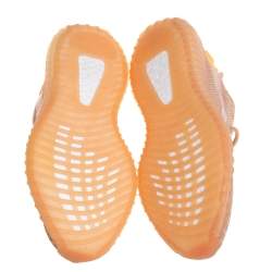 Pre Owned Yeezy x adidas Clay Knit Fabric Boost 350 V2 Sneakers Size 41 1/3