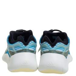 مملوكة مسبقًا Yeezy x adidas Arzareth Blue Polyurethane And Mesh 700 V3 Sneakers Size 44