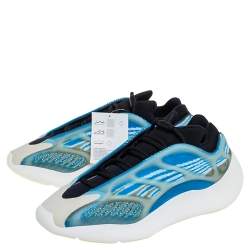 مملوكة مسبقًا Yeezy x adidas Arzareth Blue Polyurethane And Mesh 700 V3 Sneakers Size 44