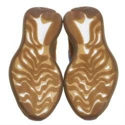 مملوكة مسبقًا Yeezy x adidas Multicolor Knit Fabric Boost 380 Oat Sneakers Size 44