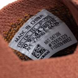 مملوكة مسبقًا Yeezy x adidas Multicolor Knit Fabric Boost 380 Oat Sneakers Size 44