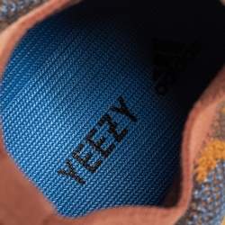 مملوكة مسبقًا Yeezy x adidas Multicolor Knit Fabric Boost 380 Oat Sneakers Size 44