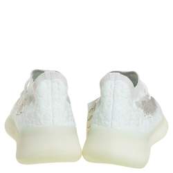 Pre Owned Yeezy x adidas Mint Green Knit Fabric Boost 380 Calcite Glow Sneakers Size 44