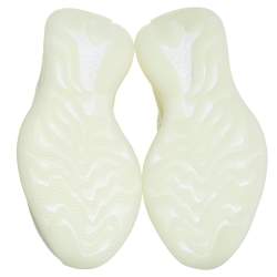 Pre Owned Yeezy x adidas Mint Green Knit Fabric Boost 380 Calcite Glow Sneakers Size 44