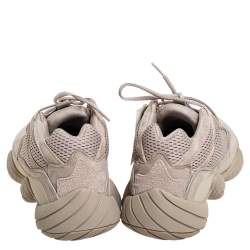 Pre Owned Yeezy x Adidas Beige Mesh And Suede 500 Taupe Light Sneakers Size FR 47 1/3