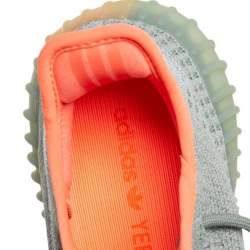 مملوكة مسبقًا حذاء رياضي ييزي وأديداس بوست 350 في2 ديزرت ساغ عاكس قماش تريكو أخضر/ رمادي مقاس 35.5