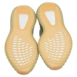 مملوكة مسبقًا حذاء رياضي ييزي وأديداس بوست 350 في2 ديزرت ساغ عاكس قماش تريكو أخضر/ رمادي مقاس 35.5