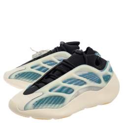 مملوكة مسبقًا Yeezy x Adidas Blue Fabric And Mesh 700 V3 Arzareth Sneakers Size 42