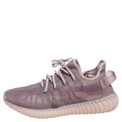 مملوكة مسبقًا Yeezy x Adidas Beige Mesh 350 V2 Mono Mist Low Top Sneakers Size 42 2/3