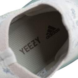 Pre Owned Yeezy x Adidas Multicolor Knit Fabric Boost 380 Alien Blue Sneakers Size 44