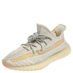 Yeezy x Adidas Grey/Cream Knit Fabric Boost 350 V2 Lundmark