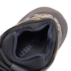 Pre Owned Yeezy x Adidas Black Knit Fabric 700 V3 Clay Brown Size 40 2/3