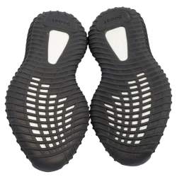 مملوكة مسبقًا حذاء رياضي ييزي x أديداس  350 V2 مونو سيندر شبك أسود بعنق منخفض مقاس 40 2/3