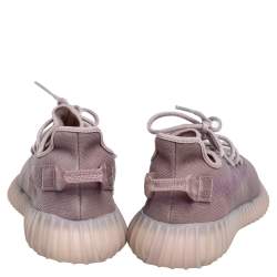 Pre Owned Yeezy x Adidas Beige Mesh 350 V2 Mono Mist Sneakers Size 42 2/3