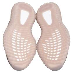 Pre Owned Yeezy x Adidas Beige Mesh 350 V2 Mono Mist Sneakers Size 42 2/3