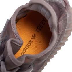 Pre Owned Yeezy x Adidas Beige Mesh 350 V2 Mono Mist Sneakers Size 42 2/3