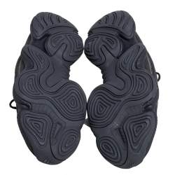 Pre Owned Yeezy x Adidas Black Mesh, Suede And Leather 500 Utility Black Sneakers Size 43 1/3