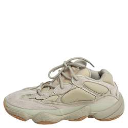 مملوكة مسبقًا حذاء رياضي ييزي x أديداس ييزي 500 ستون سويدي ونيوبرين أخضر مقاس 40