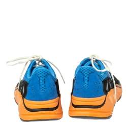 Pre Owned Yeezy x Adidas Multicolor Mesh and Suede Boost 700 Wave Runner Sneakers Size 44 2/3