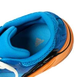 Pre Owned Yeezy x Adidas Multicolor Mesh and Suede Boost 700 Wave Runner Sneakers Size 43 1/3